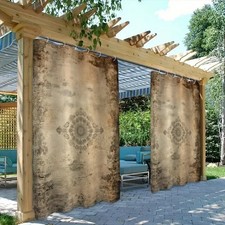 Vintage Retro Vorhang Pavillon