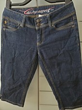 Esprit Caprihose Jeans Damen dunkelblau Gr.M Denim Neu