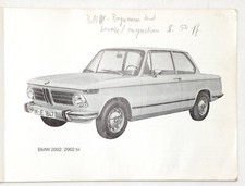 Betriebsanleitung BMW 1602, 1802, 2002, 2002tii, original 1972