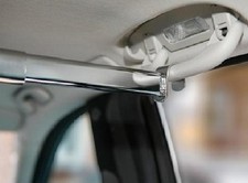 AUTOKLEIDERSTANGE VERSTELLBAR 90 - 120 cm METALL KLEIDERSTANGE SEHR STABIL NEU