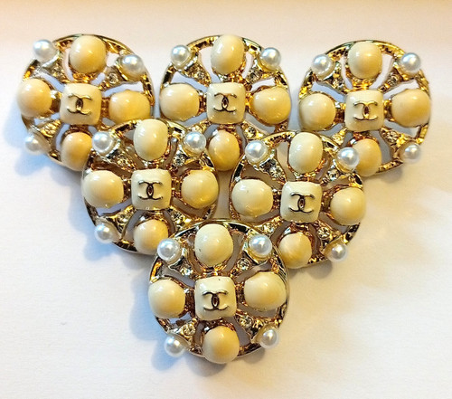 Ersatzknopfe gold beige - ersatzknopfe, gold/beige