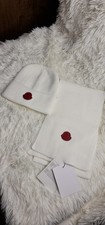 Original MONCLER SET Schal Mütze Wool Knit Scarf