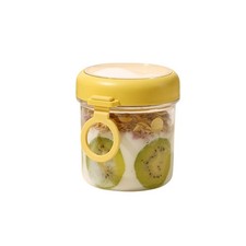 Vakuumisolierte Edelstahl Löffel Tasse mit Deckel für Milchsuppe und Haferflocken