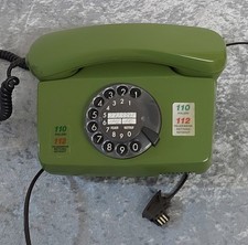 Wählscheibentelefon 80er Jahre mit TAE Stecker 
