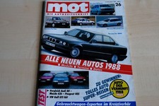 3) MOT 26/1987 - BMW 324td E30 mit 115PS im TES - Porsche 911 Carrera Club Sport