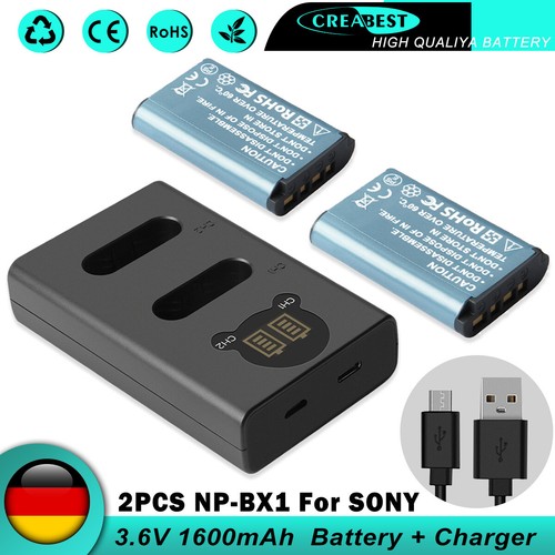 2pcs bx1 akku dual - akku, +