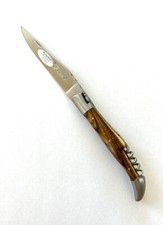 Taschenmesser mit Korkenzieher Laguiole en Aubrac Original  "Pistachier" 12 cm