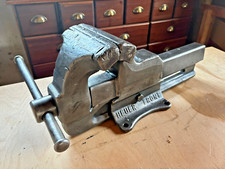 Restaurierter Schraubstock Heuer Front 150 Schraubstock geschmiedeter Stahl