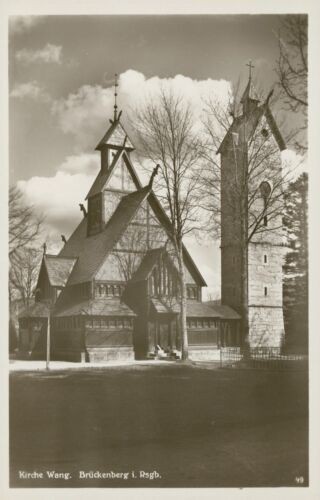 Ansichtskarte kirche wang - kirche,