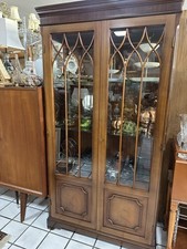 Büchervitrine-Bücherschrank-Bücherkasten-Vitrine Glasschrank Schrank Englisch