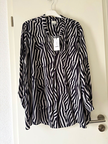 Sallie sahne bluse schwarz - sallie,