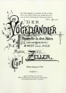 Carl zeller der - carl, zeller: