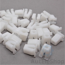 10x Befestigung Radkasten Karosserie Spreizmutter Clips Universal Weiß