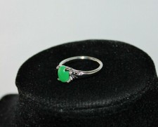 Ring Damen grüner ovaler