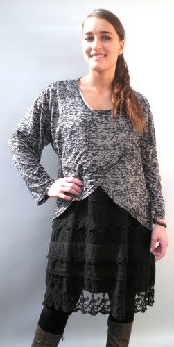 Kleid tunika teiler - kleid, +