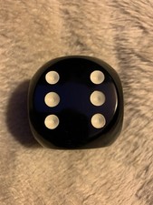 DDR Würfel Groß Schwarz