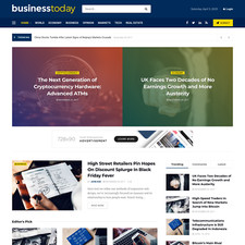 Business News Website Design