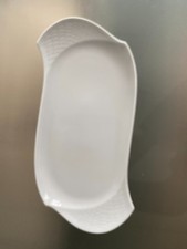 Meissen große längliche Schale Platte Wellenspiel 1.Wahl ideal f. Stollen Gebäck
