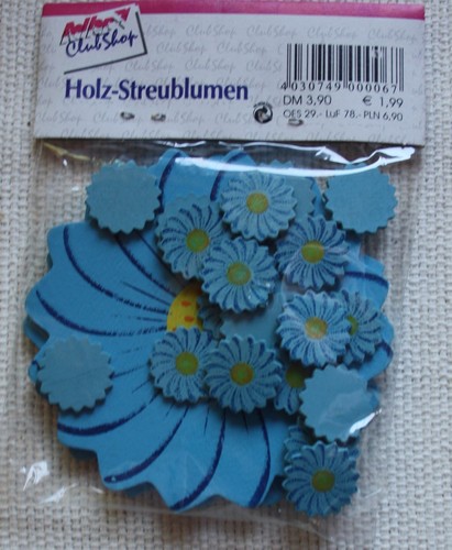 Holzblumen und 2 - 20,