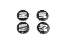 4x Original Seat Leon 5F Ibiza 6J Felgendeckel Nabendeckel 5F0601171 Nabenkappen