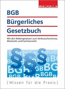 Bgb bürgerliches gesetzbuch - -,