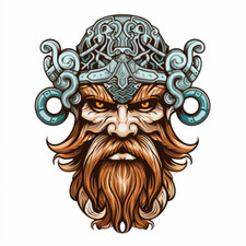 XXXL 30X30 cm Autoaufkleber Sticker Wikinger Aufkleber