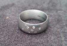 Bandring mit Lupenreinen Diamanten (Sternenhimmel), Gr. 57