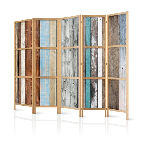 Paravent raumteiler holz - paravent,