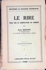 Le rire; essai sur la