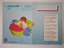 Playmobil Bauanleitung 6675 Tretboot mit Kind A6 ,4 Seiten