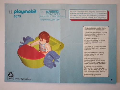Playmobil bauanleitung 6675 - playmobil,