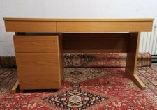 Horn Collection Schreibtisch mit Rollcontainer  und Stuhl 70er Jahre Vintage