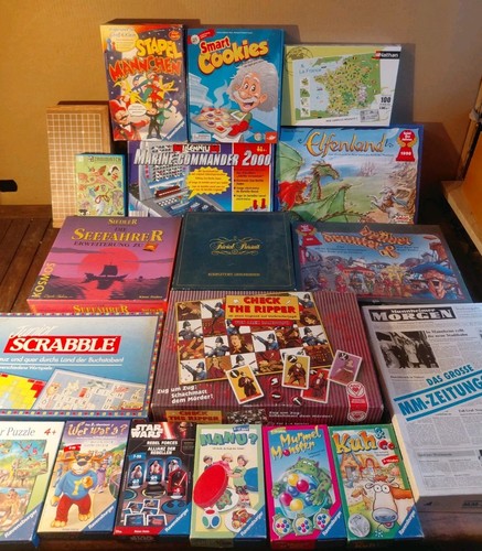 Gesellschaftsspiele konvolut - gesellschaftsspiele,
