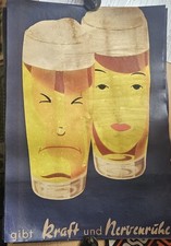 Altes Plakat Bier TOP Sammlung