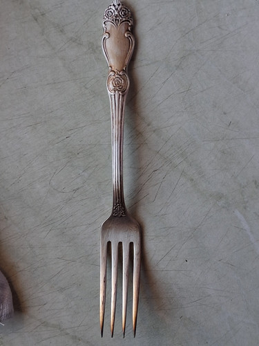 Bsf gabel aus - gabel, silber