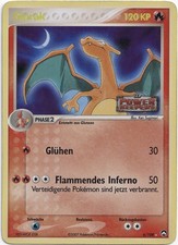 Pokémon Glurak Stamp Reverse EX Legend Maker 6/108 PL Deutsch