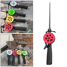 Leichte Eisangelrute mit Rolle