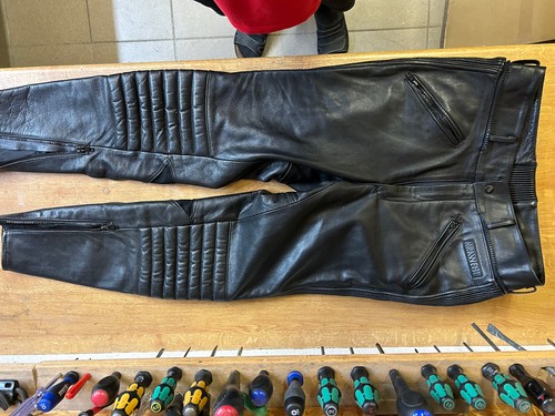 Herren-Motorradlederhose