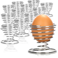 12x Eierbecher aus verchromten