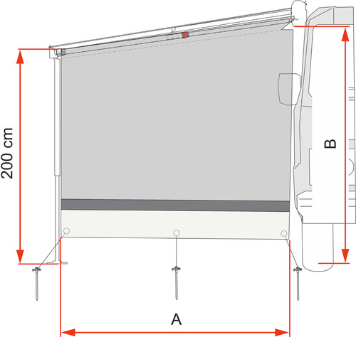 Fiamma sun view - sun, side