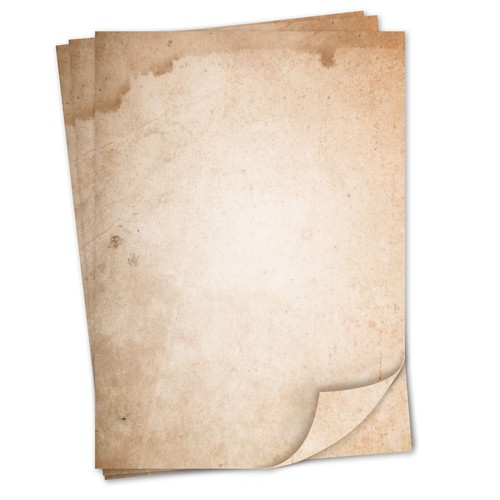 Briefpapier set natur motiv - briefpapier, i