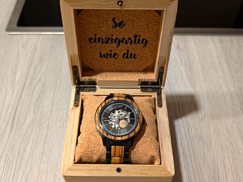 Holzkern armbanduhr san juan - san,
