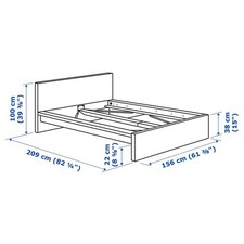 IKEA MALM Bettgestell 140x200