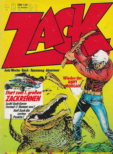 Zack magazin 1974 corto - zack,