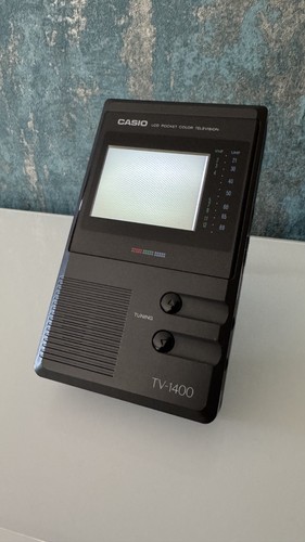 Vintage casio 1400 lcd - vintage, tv-1400
