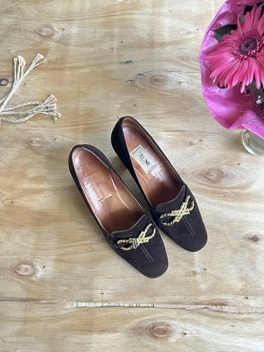 Celine vintage loafer pumps - celine,