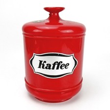 EMSA Kunststoff Vorratsdose Rot 70er Jahre Design KAFFEE Kaffeedose Retro Cool