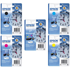 Original Epson 27 27 XL Tinte Patronen Uhr Serie Druckerpatrone Set WorkForce