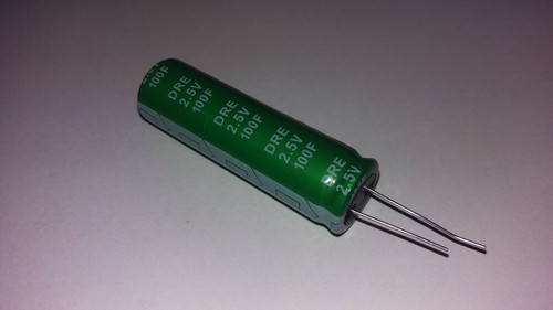 100f 5v supercap - 2,5v,