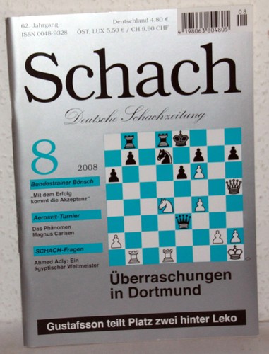 Schach 2008 deutsche - schach, 8/2008